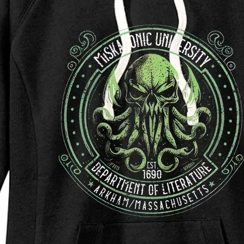 Miskatonic University Cosmic Horror Cthulhu Women's Fleece Hoodie