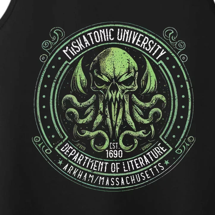 Miskatonic University Cosmic Horror Cthulhu Performance Tank