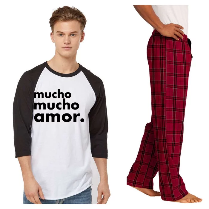 Mucho Mucho Amor Funny Meme Raglan Sleeve Pajama Set