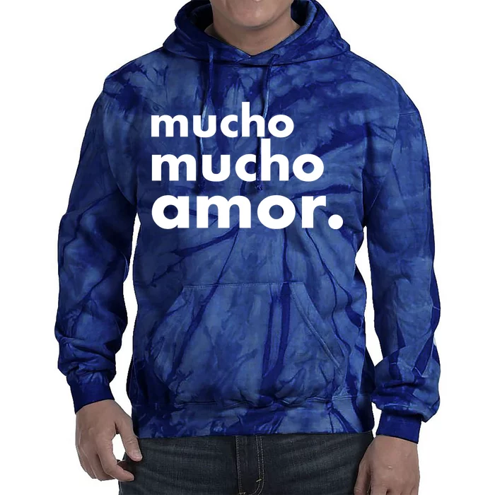 Mucho Mucho Amor Funny Meme Tie Dye Hoodie