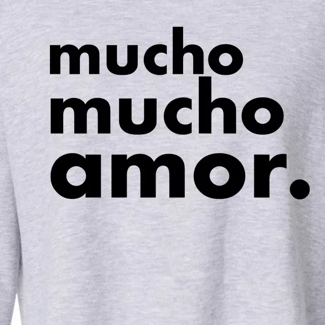 Mucho Mucho Amor Funny Meme Cropped Pullover Crew