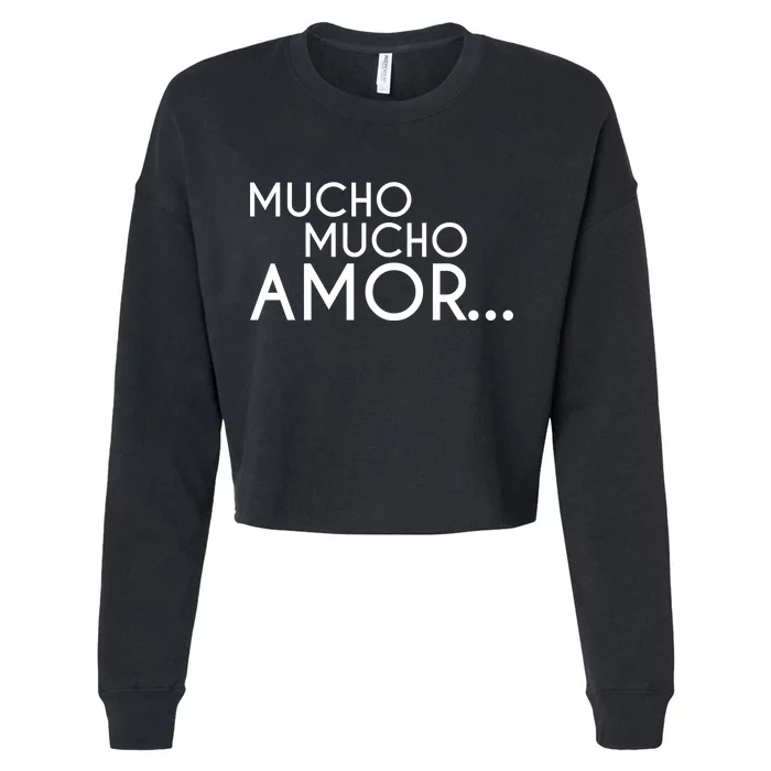 Mucho Mucho Amor The Legend of Walter Mercado Cropped Pullover Crew