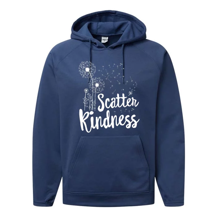 Matching Unity Day Orange Teacher Kindness Be Kind Performance Fleece Hoodie