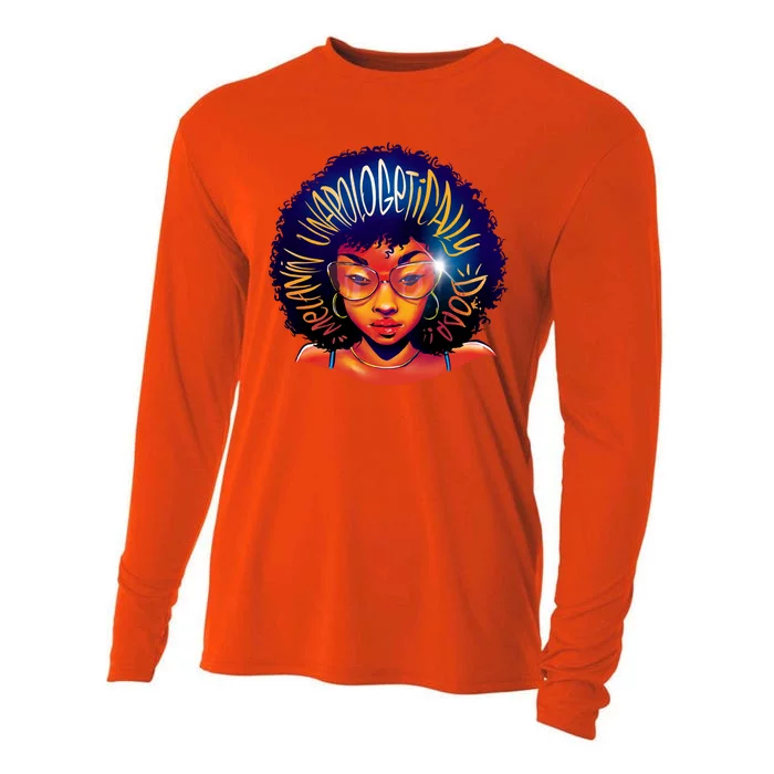 Melanin Unapologetically Dope Cooling Performance Long Sleeve Crew