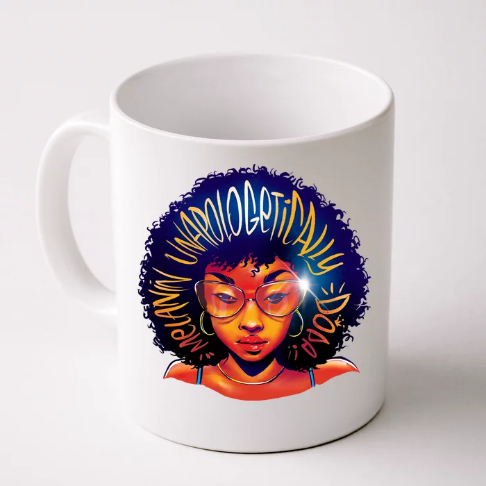 Melanin Unapologetically Dope Front & Back Coffee Mug