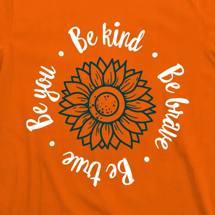 Matching Unity Day Orange Teacher Kindness Be Kind Girl T-Shirt