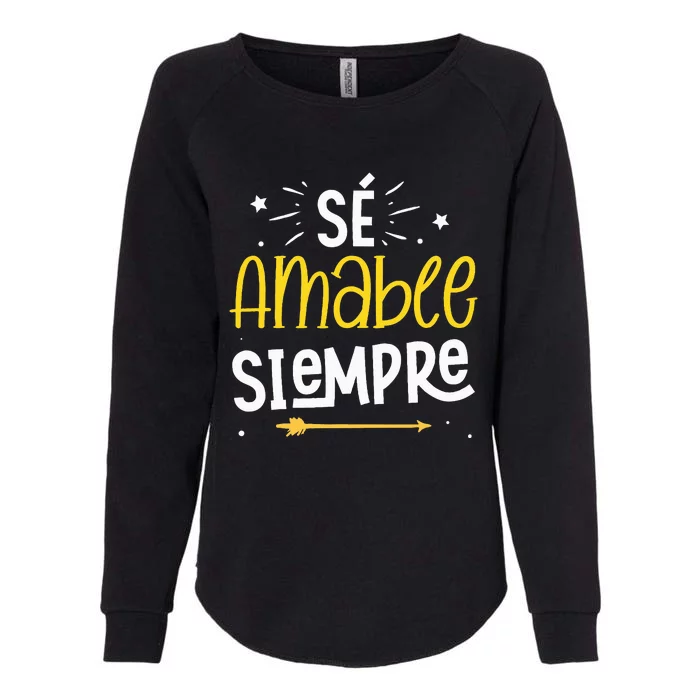 Matching Unity Day Orange Sé Amable Spanish Bilingual Kind Womens California Wash Sweatshirt