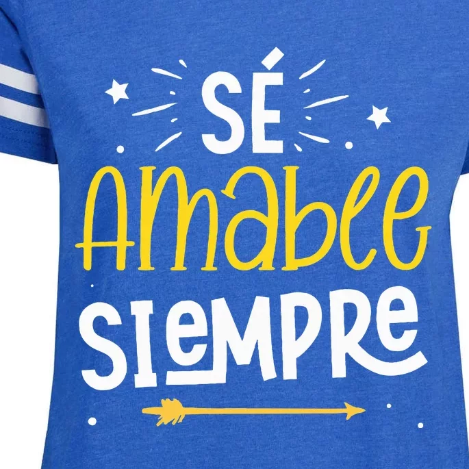 Matching Unity Day Orange Sé Amable Spanish Bilingual Kind Enza Ladies Jersey Football T-Shirt