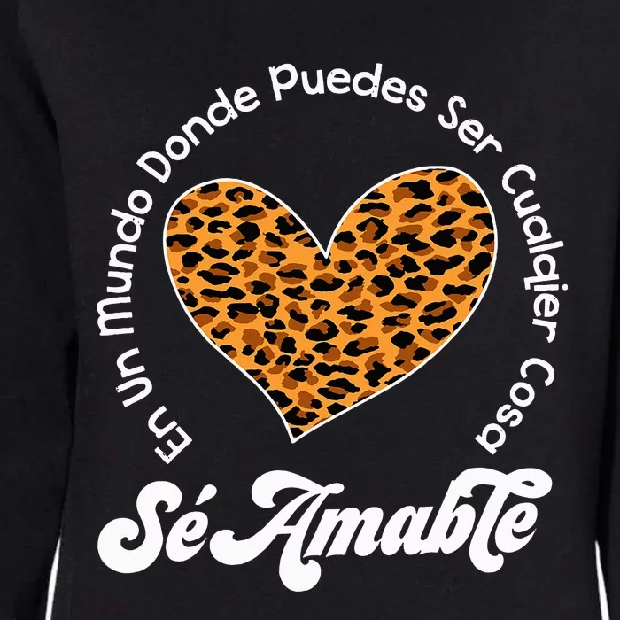 Matching Unity Day Orange Sé Amable Spanish Bilingual Kind Womens California Wash Sweatshirt