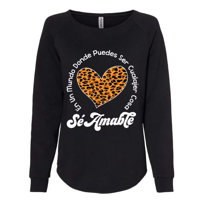 Matching Unity Day Orange Sé Amable Spanish Bilingual Kind Womens California Wash Sweatshirt