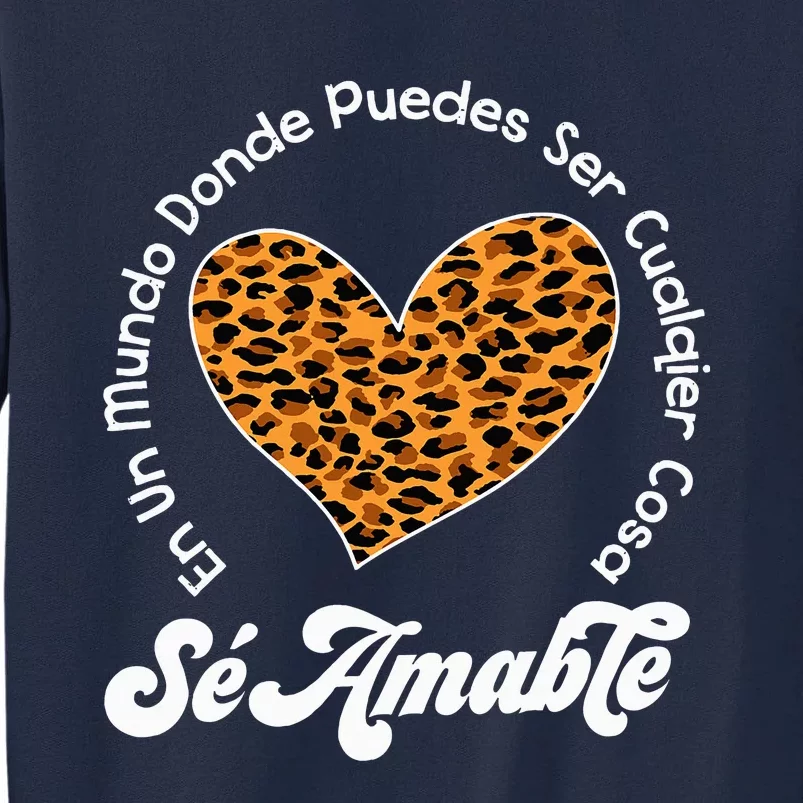 Matching Unity Day Orange Sé Amable Spanish Bilingual Kind Tall Sweatshirt