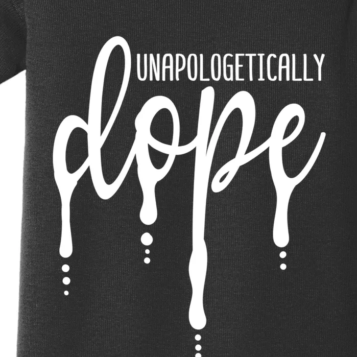 Melanin Unapologetically Dope Black Girl Tee Christmas Gift Baby Bodysuit