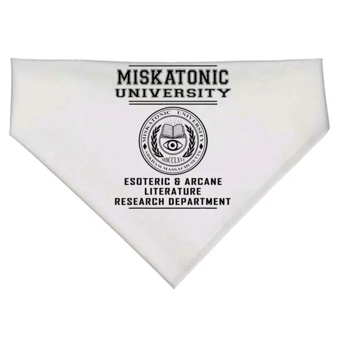 Miskatonic University Esoteric Literature Department USA-Made Doggie Bandana