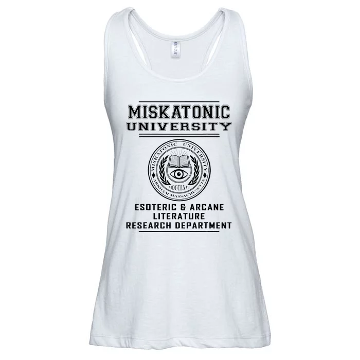 Miskatonic University Esoteric Literature Department Ladies Essential Flowy Tank