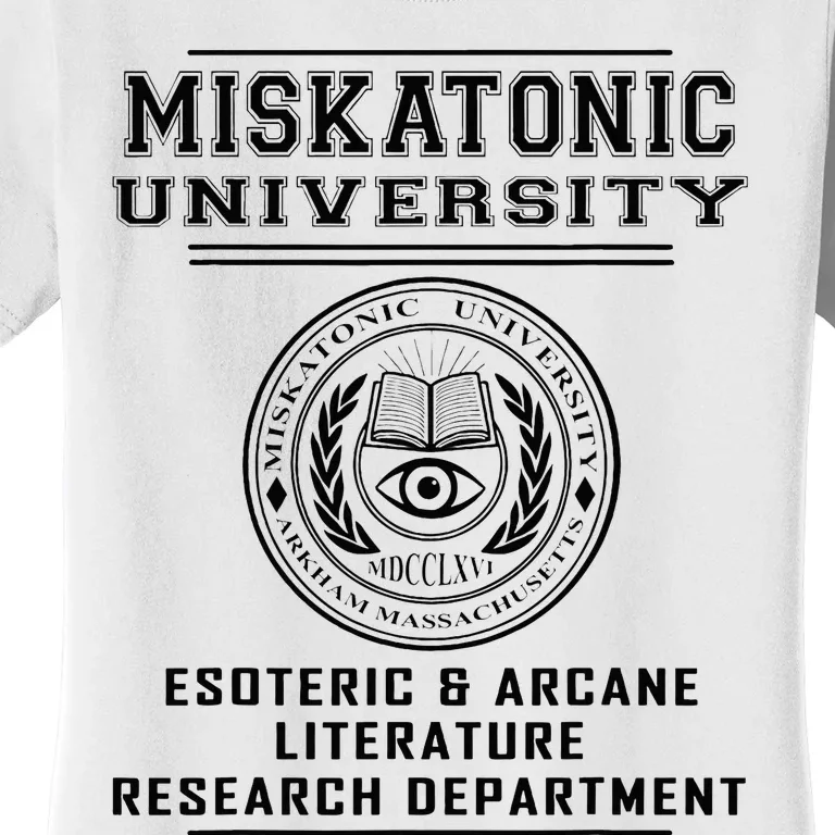 Miskatonic University Esoteric Literature Department Women's T-Shirt