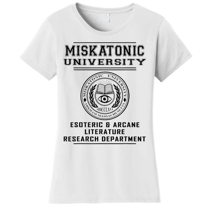 Miskatonic University Esoteric Literature Department Women's T-Shirt