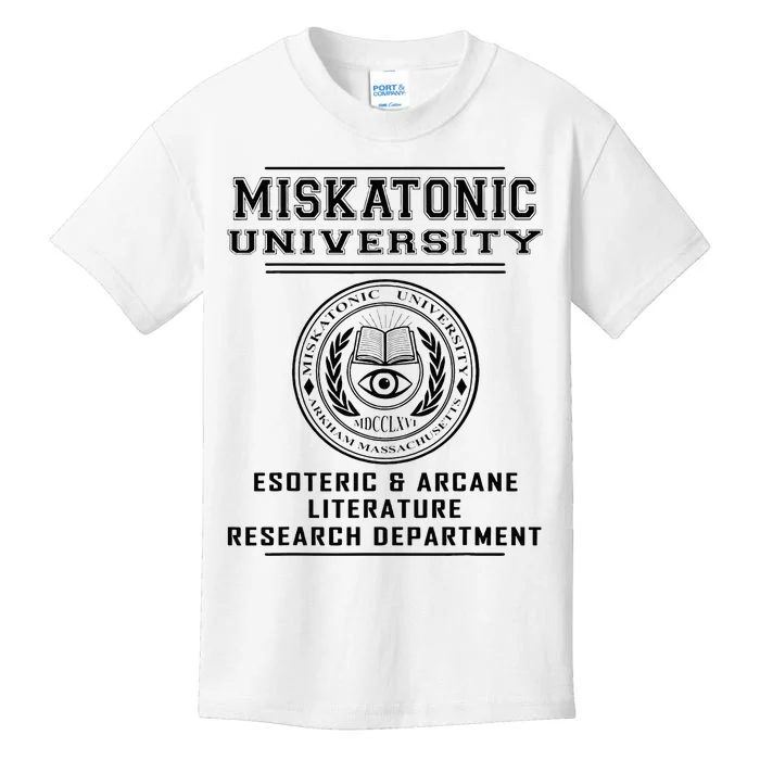 Miskatonic University Esoteric Literature Department Kids T-Shirt