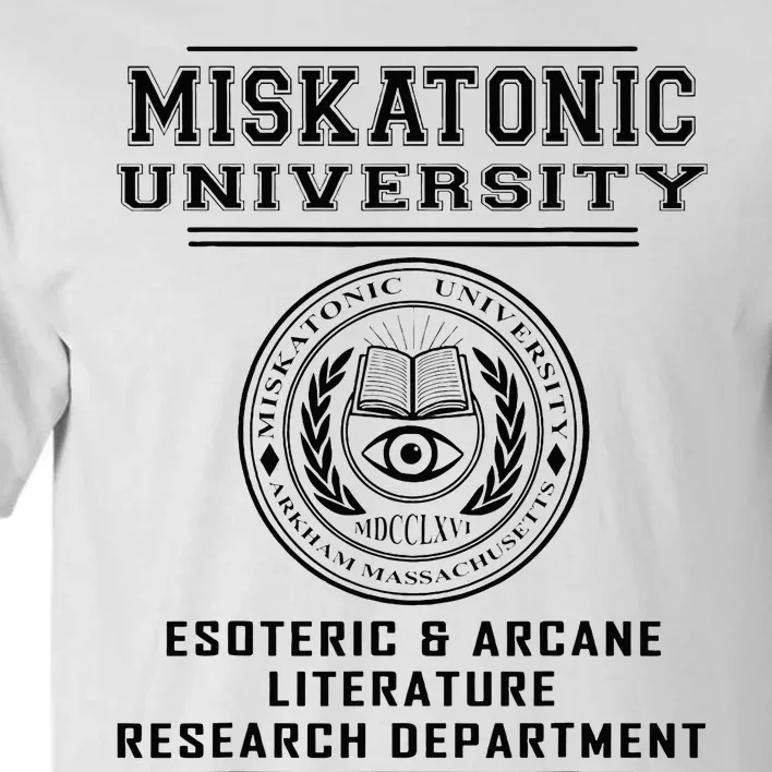 Miskatonic University Esoteric Literature Department Tall T-Shirt