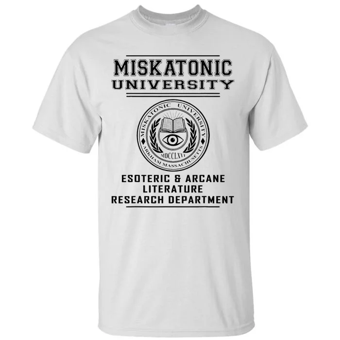 Miskatonic University Esoteric Literature Department Tall T-Shirt