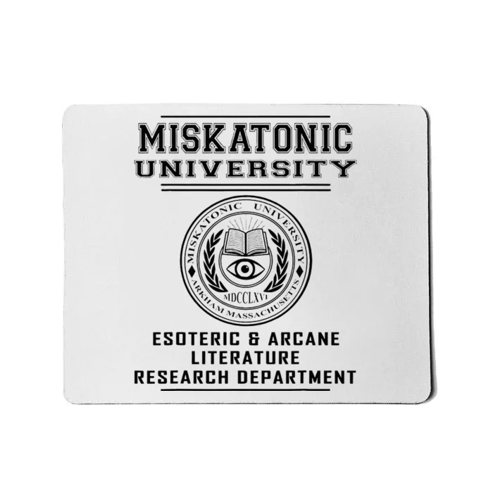 Miskatonic University Esoteric Literature Department Mousepad