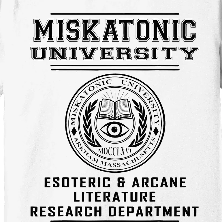 Miskatonic University Esoteric Literature Department Premium T-Shirt