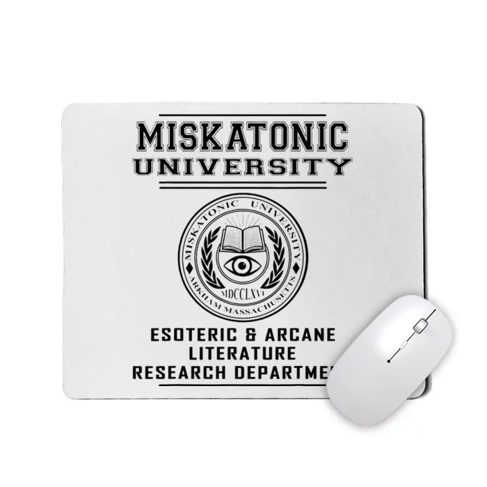 Miskatonic University Esoteric Literature Department Mousepad