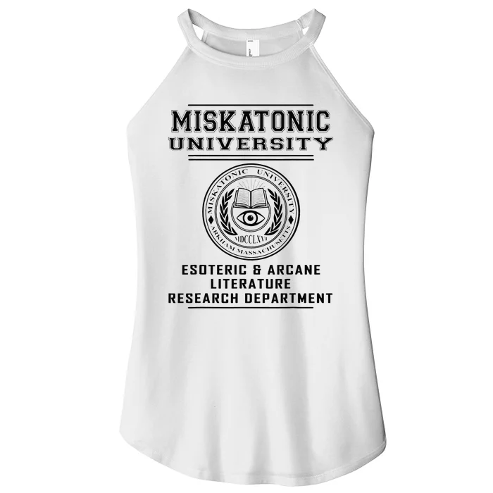 Miskatonic University Esoteric Literature Department Women’s Perfect Tri Rocker Tank