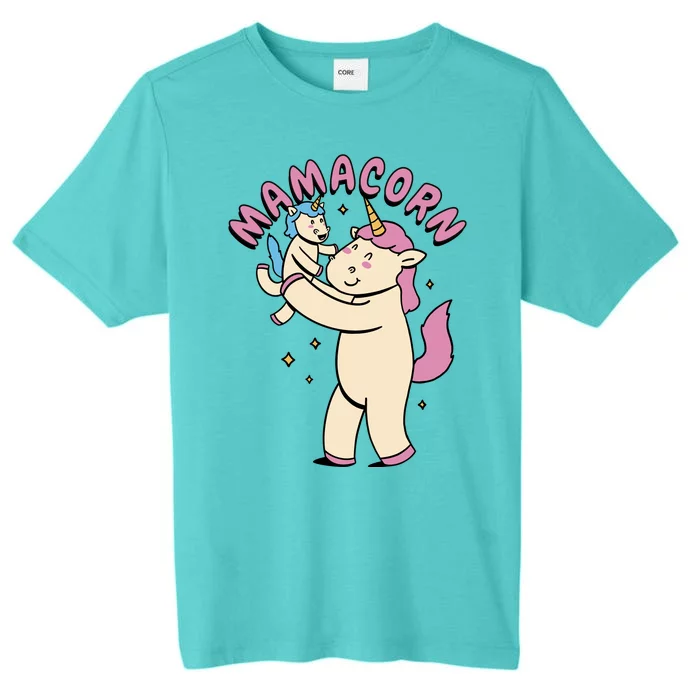 Mamacorn Unicorn Gift ChromaSoft Performance T-Shirt