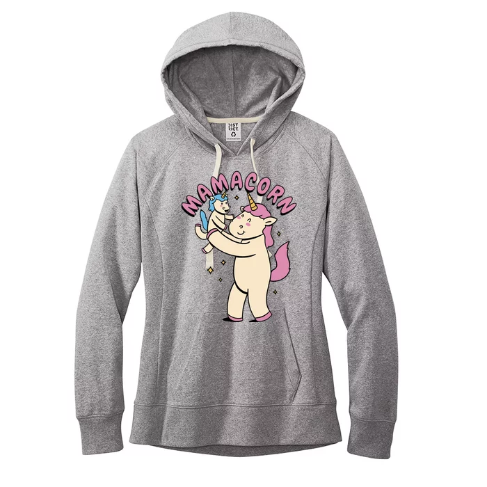 Mamacorn Unicorn Gift Women's Fleece Hoodie