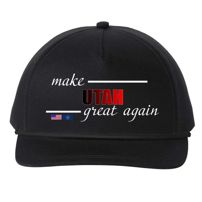 Make Utah Great Again Snapback Five-Panel Rope Hat