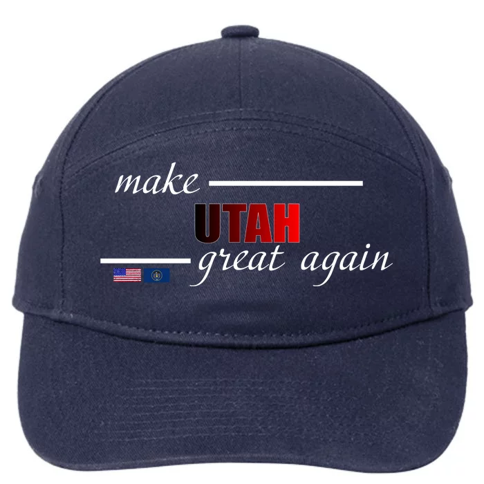 Make Utah Great Again 7-Panel Snapback Hat