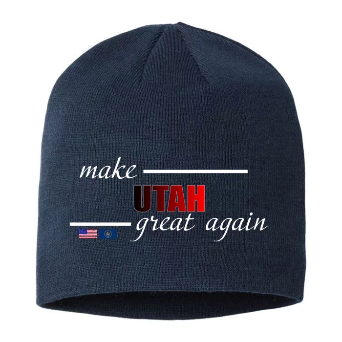 Make Utah Great Again 8 1/2in Sustainable Knit Beanie