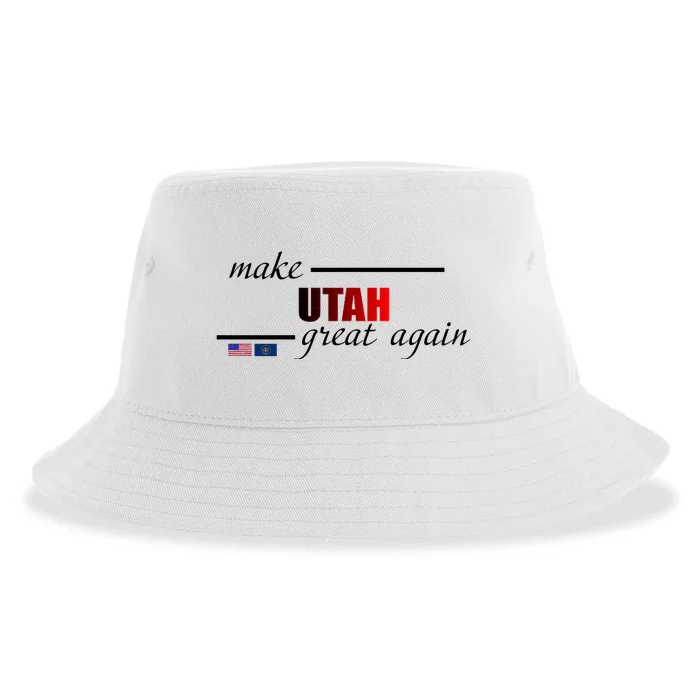 Make Utah Great Again Sustainable Bucket Hat