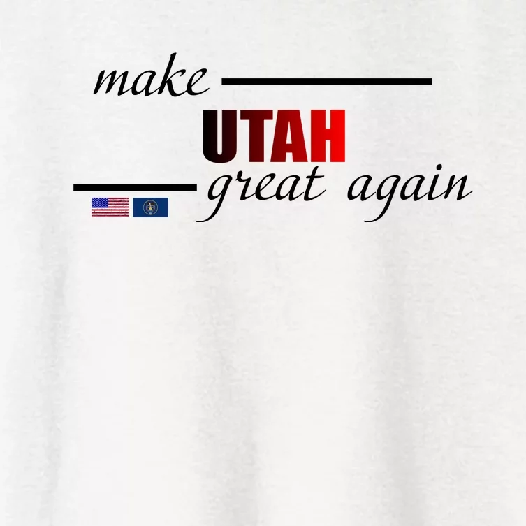 Make Utah Great Again Women's Crop Top Tee