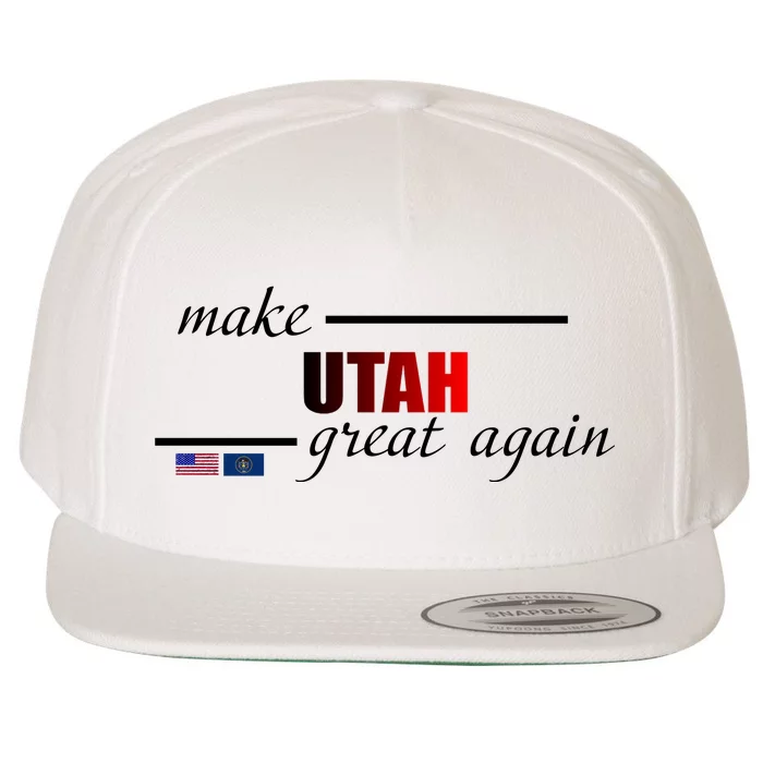 Make Utah Great Again Wool Snapback Cap