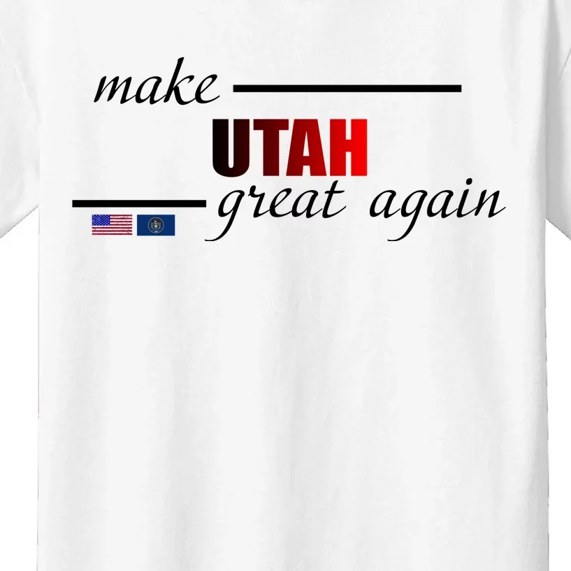 Make Utah Great Again Kids T-Shirt