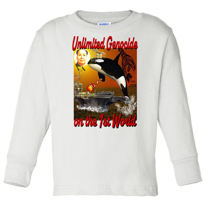 Mao Unlimited Genocide On The 1st World Toddler Long Sleeve Shirt