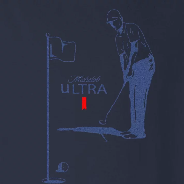 Michelob Ultra Golfing Dad  Beer Fatherhood Toddler Long Sleeve Shirt