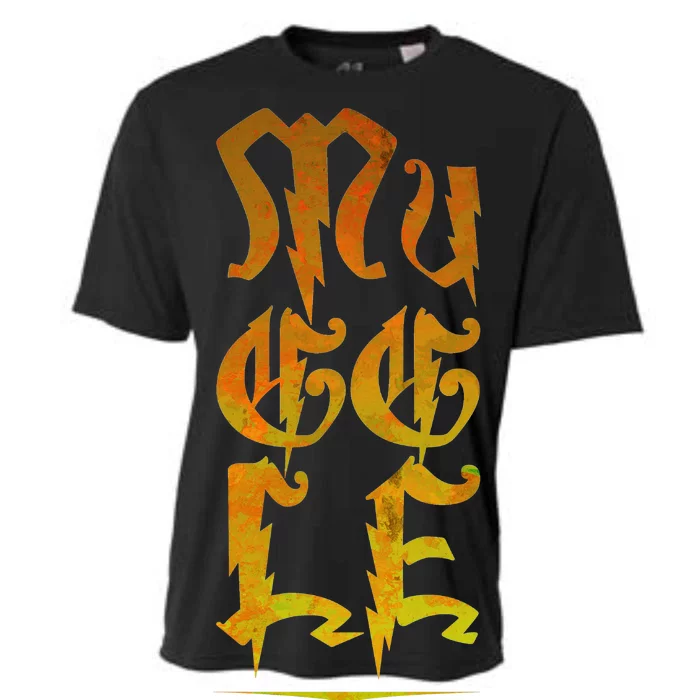 Muggle Distressed Logo Cooling Performance Crew T-Shirt