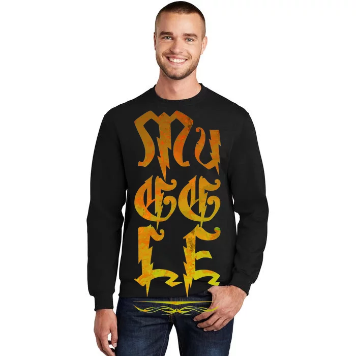 Muggle Distressed Logo Tall Sweatshirt