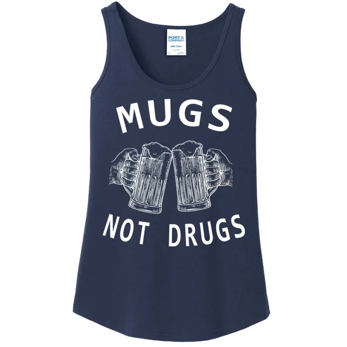 Mugs Not Drugs Ladies Essential Tank