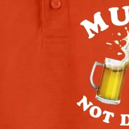 Mugs Not Drugs Funny St. Patrick's Day Beer Dry Zone Grid Performance Polo