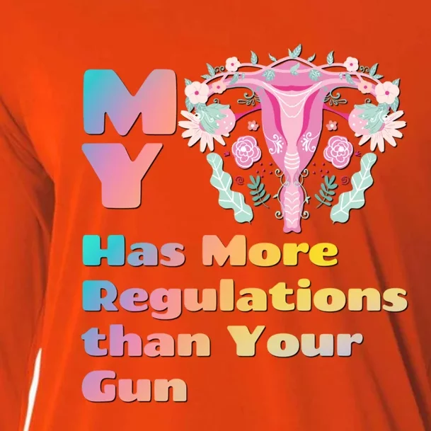 My Uterus Has More Regulations S Rights Hu Rights Meaningful Gift Cooling Performance Long Sleeve Crew