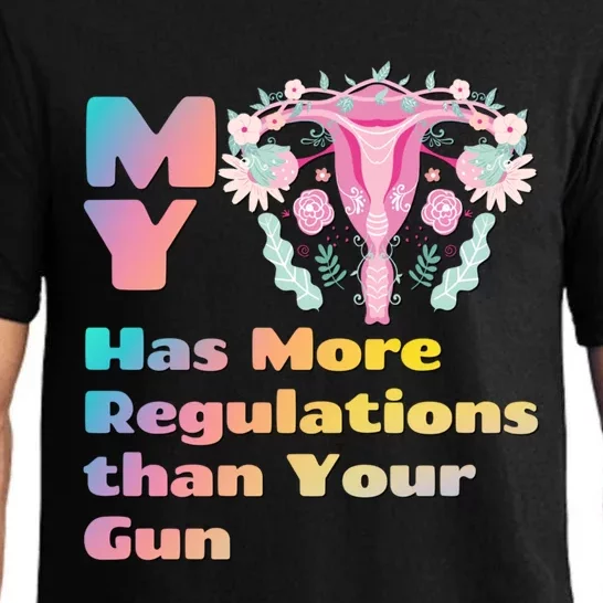 My Uterus Has More Regulations S Rights Hu Rights Meaningful Gift Pajama Set