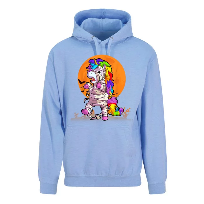 Mummy Unicorn Halloween Girls Unicorn Halloween Unisex Surf Hoodie