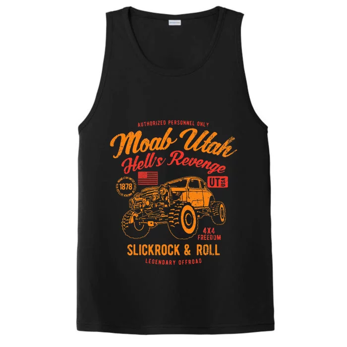 Moab Utah Hells Revenge 4x4 Vintage Performance Tank