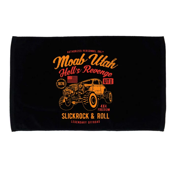 Moab Utah Hells Revenge 4x4 Vintage Microfiber Hand Towel