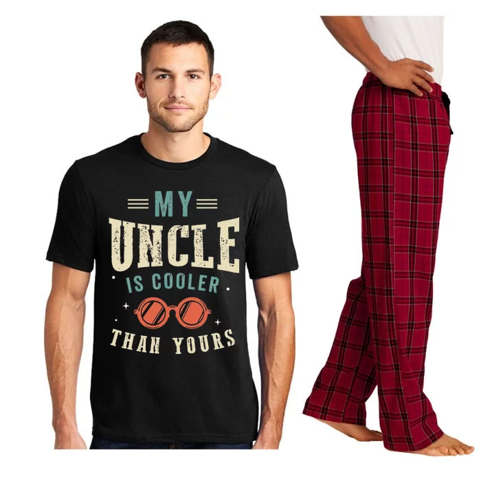 My Uncle Is Cooler Than Yours Funny Cool Uncle Vintage Pajama Set