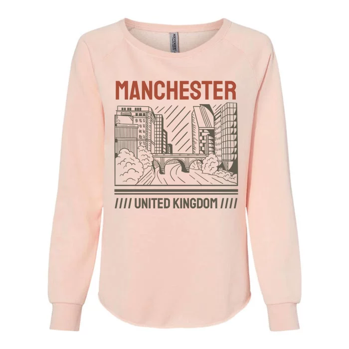 Manchester United Kingdom Womens California Wash Sweatshirt