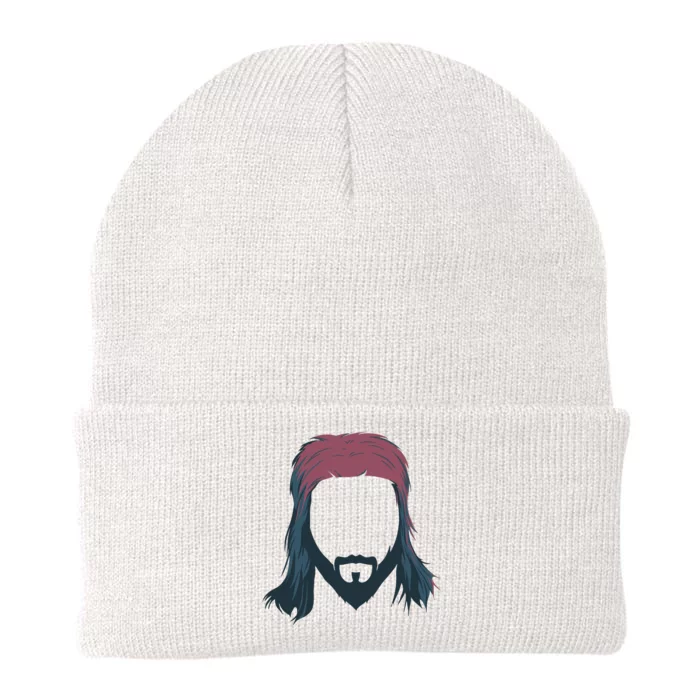 Mullet Haircut Knit Cap Winter Beanie